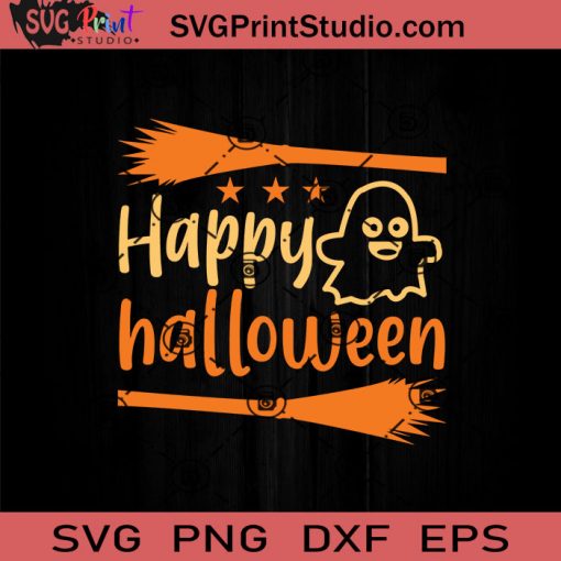 Happy Halloween Boo SVG, Boo SVG, Happy Halloween SVG EPS DXF PNG Cricut File Instant Download