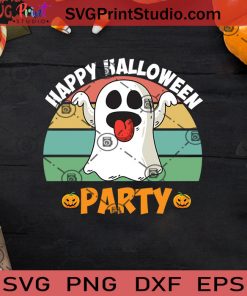 Happy Halloween Party SVG, Halloween Horror SVG, Happy Halloween SVG EPS DXF PNG Cricut File Instant Download