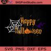 Happy Halloween Pumpkin Witch Hat SVG, Pumpkin Witch Hat SVG, Happy Halloween SVG EPS DXF PNG Cricut File Instant Download