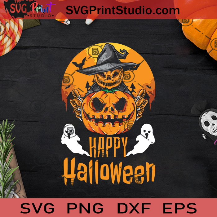 Happy Halloween Party SVG, Halloween Horror SVG, Halloween SVG EPS DXF