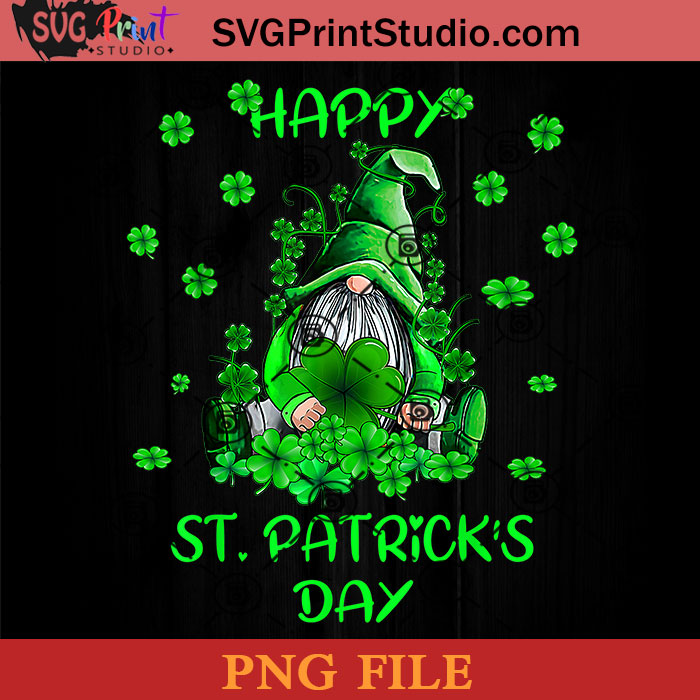 Happy St Patrick Day Gnomies Clover PNG, St Patrick Day PNG, Irish Day ...