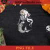 Mermaid Skeleton Sugar Skull Halloween Costume PNG, Mermaid Skeleton PNG, Happy Halloween PNG Instant Download