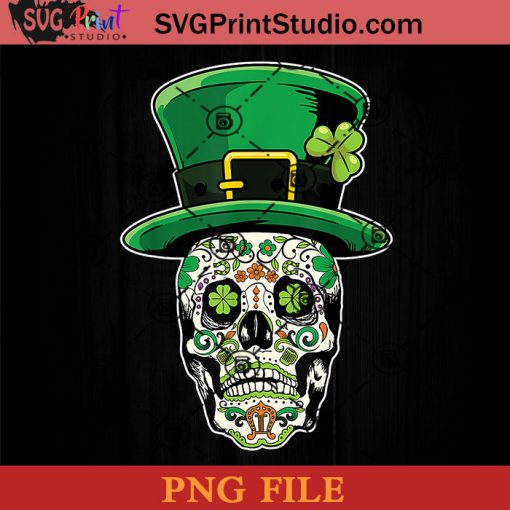 St Patrick Day Skull PNG, St Patrick Day PNG, Irish Day PNG, Skull PNG, Patrick Day Instant Download