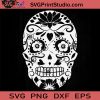 Sugar Skull Funny Halloween SVG, Sugar Skull SVG, Happy Halloween SVG EPS DXF PNG Cricut File Instant Download