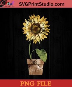 Sunflower PNG, Flower PNG, Hippie PNG, Summer PNG Instant Download
