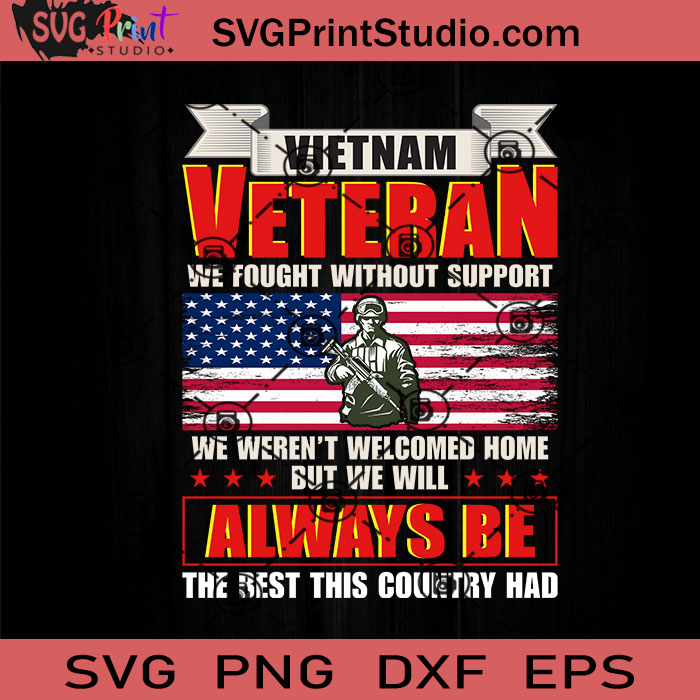 Vietnam Veteran SVG, Veteran SVG, American SVG EPS DXF PNG Cricut File ...