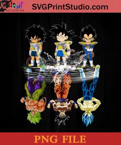 Dragon Ball PNG, Retro Son Goku PNG, Anime Poster PNG, Goku Super Saiyan PNG, Manga PNG Instant Download