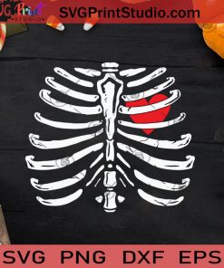 Bone Have Heart Halloween SVG, Hallowen Skeleton SVG, Bone Have Heart SVG