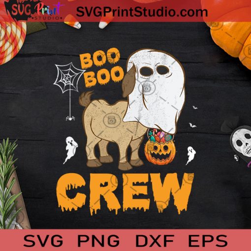 Boo Boo Crew Goat Halloween SVG, Boos SVG, Happy Halloween SVG EPS DXF PNG Cricut File Instant Download