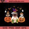 Dogs Witch Halloween SVG, Dogs Halloween SVG, Halloween SVG EPS DXF PNG Cricut File Instant Download