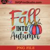 Fall Into Autumn Pumpkin Halloween PNG, Pumpkin PNG, Happy Halloween PNG Instant Download