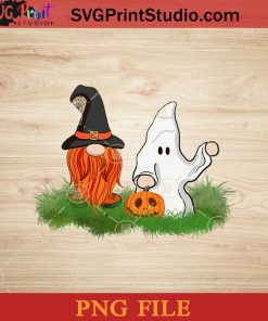 Gnomies Ghost Halloween PNG, Gnomies Halloween PNG, Happy Halloween PNG Instant Download