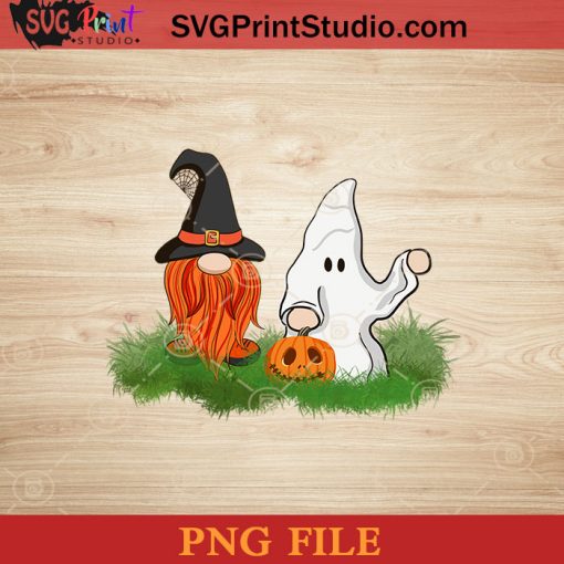 Gnomies Ghost Halloween PNG, Gnomies Halloween PNG, Happy Halloween PNG Instant Download