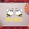 Halloween Breast Cancer Costume SVG, Bees Boo Halloween SVG, Breast Cancer Costume SVG, Boo Bees SVG
