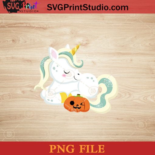 Halloween Unicorns PNG, Unicorns Halloween PNG, Happy Halloween PNG Instant Download