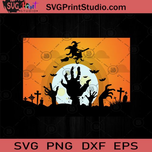 Halloween Witch SVG, Witch SVG, Happy Halloween SVG EPS DXF PNG Cricut File Instant Download