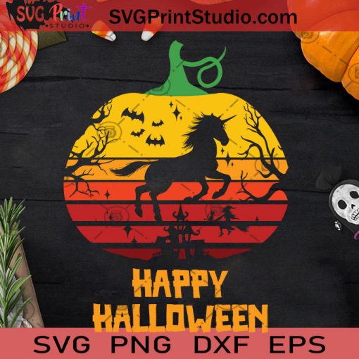 Happy Halloween Night Pumpkin SVG, Halloween Night SVG, Halloween Pumpkin SVG