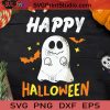 Happy Halloween Smiling Ghost SVG, Boo Halloween SVG, Boo Ghost SVG, Smiling Ghost SVG