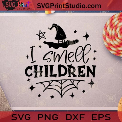 I Smell Children Halloween SVG PNG EPS DXF Silhouette Cut Files