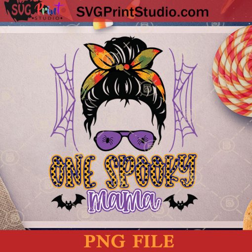 One Spooky Mama PNG, Happy Halloween PNG Instant Download