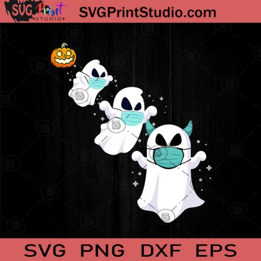 Pumpkin Boos Halloween SVG, Boos SVG, Happy Halloween SVG EPS DXF PNG Cricut File Instant Download