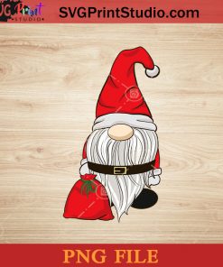 Santa Gnomies PNG, Gnomies Christmas PNG, Merry Christmas PNG Instant Download