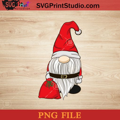 Santa Gnomies PNG, Gnomies Christmas PNG, Merry Christmas PNG Instant Download