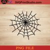 Spider Silk Halloween PNG, Halloween Horror PNG, Happy Halloween PNG Instant Download
