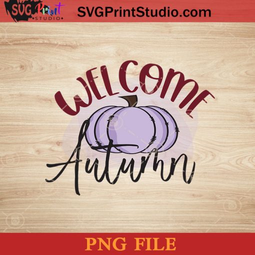 Welcome Autumn PNG, Halloween PNG, Happy Halloween PNG Instant Download
