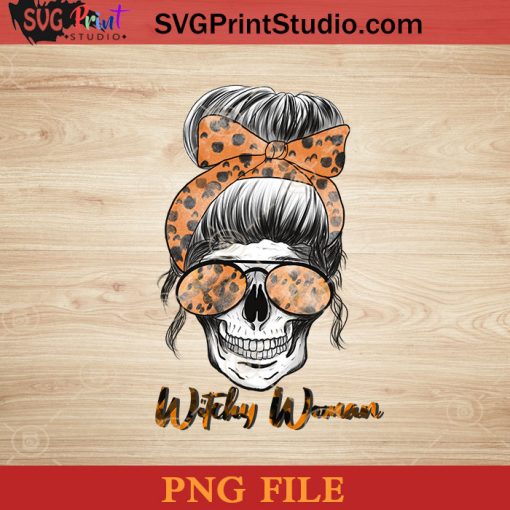 Witchy Woman Halloween PNG, Witch PNG, Happy Halloween PNG Instant Download
