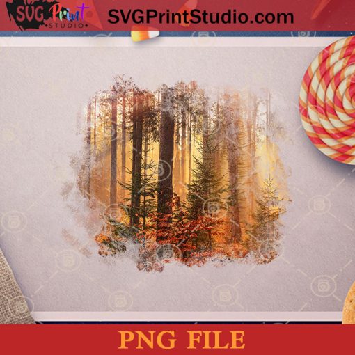 Mystic Tree PNG, Fall PNG, Tree PNG Instant Download