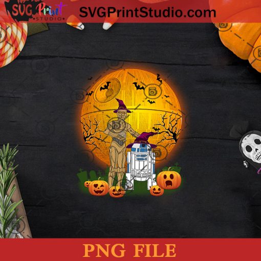 Star Wars R2D2 and C3PO PNG, Starwars PNG, Halloween PNG Instant Download