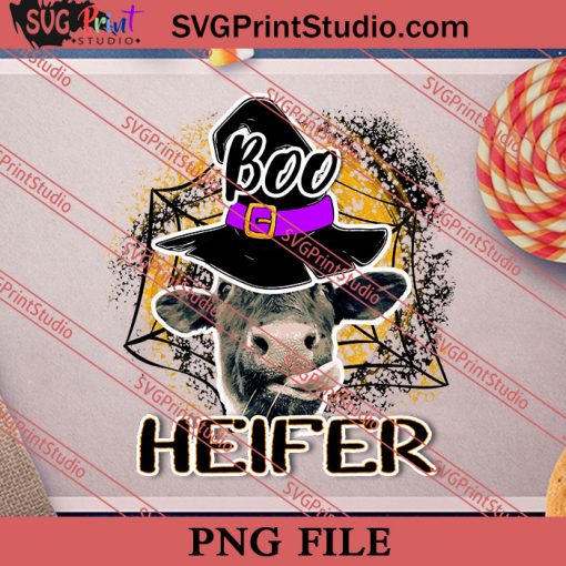 Boo Heifer Halloween PNG, Halloween Costume PNG Instant Download