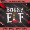 Bossy Elf Christmas SVG PNG EPS DXF Silhouette Cut Files