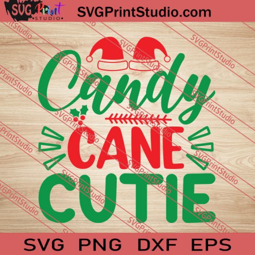 Candy Cane Cutie Christmas SVG PNG EPS DXF Silhouette Cut Files