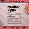 Deviled Eggs Thanksgiving SVG PNG EPS DXF Silhouette Cut Files