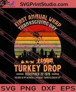 First Annual Thanksgiving Day Turkey Drop SVG PNG EPS DXF Silhouette Cut Files