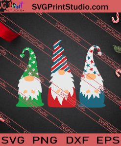 Gnome X'mas Christmas Gnomes SVG PNG EPS DXF Silhouette Cut Files