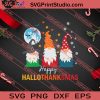 Hallothanksmas Gnomes Halloween Xmas SVG PNG EPS DXF Silhouette Cut Files