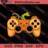 Halloween Gamer Pumpkin Costume SVG PNG EPS DXF Silhouette Cut Files