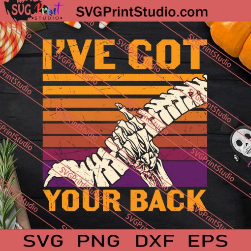 I Got Your Back Halloween SVG PNG EPS DXF Silhouette Cut Files