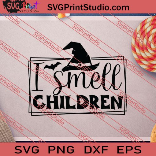 I Smell Children Halloween SVG PNG EPS DXF Silhouette Cut Files