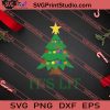 It's Lit Christmas Tree Party SVG PNG EPS DXF Silhouette Cut Files