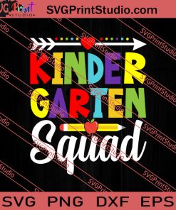 Kindergaren Squad SVG PNG EPS DXF Silhouette Cut Files