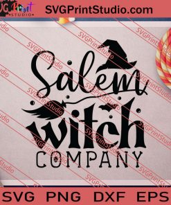 Salem Witch Company Halloween SVG PNG EPS DXF Silhouette Cut Files