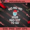 Santa Mask Ho Ho Ho SVG PNG EPS DXF Silhouette Cut Files