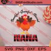 Thankful Grateful Blessed Nana Thanksgiving SVG PNG EPS DXF Silhouette Cut Files