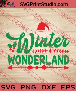 Winter Wonderland Christmas SVG PNG EPS DXF Silhouette Cut Files