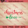 Christmas Love X'mas SVG PNG EPS DXF Silhouette Cut Files