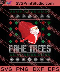 Fake Trees Christmas SVG PNG EPS DXF Silhouette Cut Files